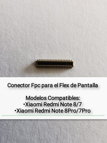 Conector Fpc De Pantalla Para Board (redmi Note 8) 