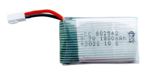 Batería Lipo Recargable De 3.7 V 1800 Mah Para Drones