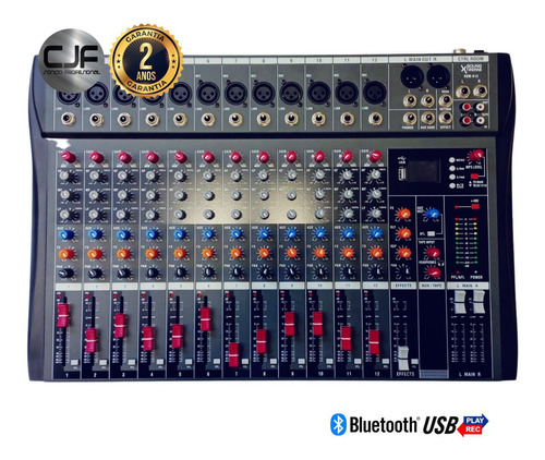 Consola Mixer 12 Canales Sound Xtreme Sxm 512u Usb Cjf