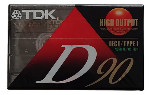 Cassette Audio Tdk D90 Cerrado Nuevo High Output