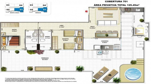Imagem 7 de 19 de Cobertura À Venda, 125 M² Por R$ 550.000,00 - Pendotiba - Niterói/rj - Co3073