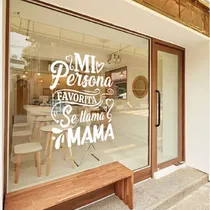 Comprar Decoración Dia De La Madre 02 Aparador Vinil 10 De Mayo Color Blanco