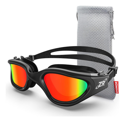 Gafas De Natación Unisex Zionor Rojo