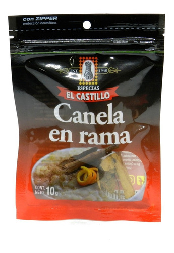 El Castillo Canela En Rama X10 Gr. 