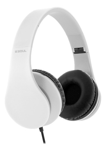 Auricular Soul Vincha Con Cable L600 Sonic Shock Color Blanco