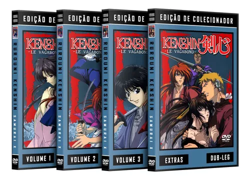 Box Dvd Rurouni Kenshin Dublado Samurai X + Filme + Ovas +18