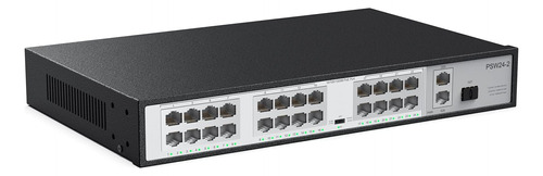 Conmutador Ethernet Poe+ Poe+ De 24 Puertos No Administrado 