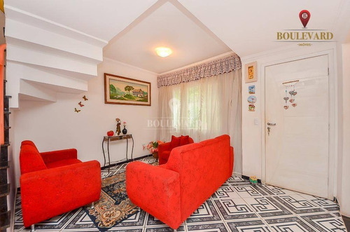 Imagem 3 de 18 de Sobrado Condomínio Fechado, Com 3 Dormitórios À Venda, 86 M² Por R$ 345.000 - Uberaba - Curitiba/pr - So0210