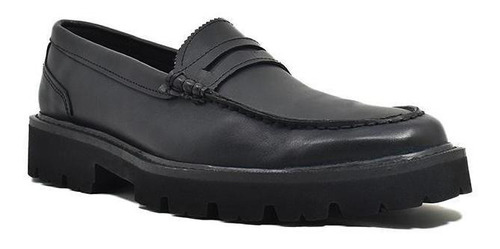 Zapatos Para Hombre Mocasínes Negro - 100% Piel Genuina 