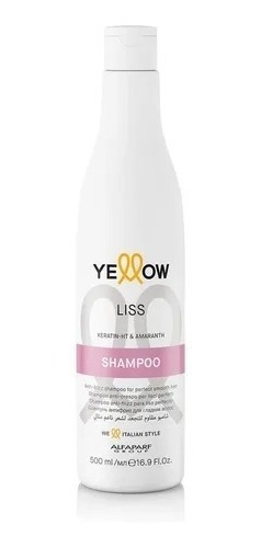 Shampoo Liss Keratin Yellow 500ml Anti-frizz Liso Perfecto
