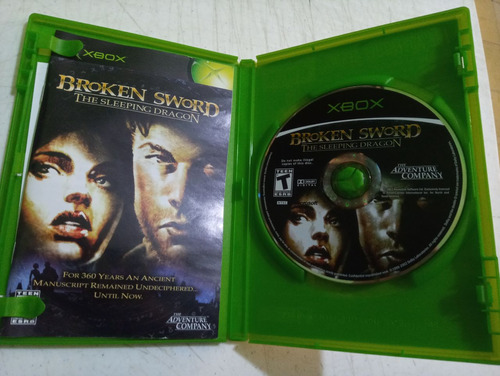 Broken Sword The Sleeping Dragon Xbox Videogame