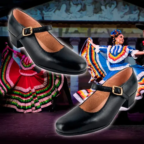 Botas Zapatos Para Folklore Mexicano Calzado Manzano Zapatos Para