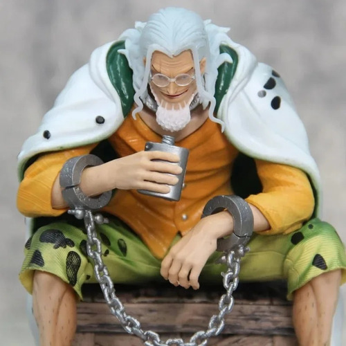 Boneco Luffy Silvers Rayleigh One Piece Anime Estatueta Zoro