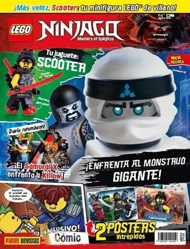 Revista Lego Ninjago 05, De Sin . Serie Lego Ninjago Editorial Panini Coleccionable Argentina, Tapa Blanda, Edición 1 En Español, 2020