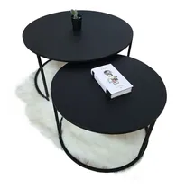 Comprar Mesas Redondas Nido Ratonas En Hierro Conjunto X2