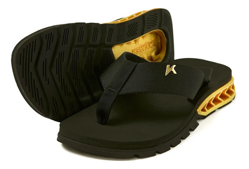 Chinelo Kenner Rakka Masculino Feminino Infantil Dourado 24h