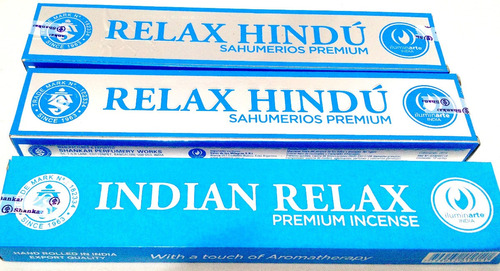 Sahumerios Shankar Premium Incenso Hindu X 3 Cajas Sahumerio