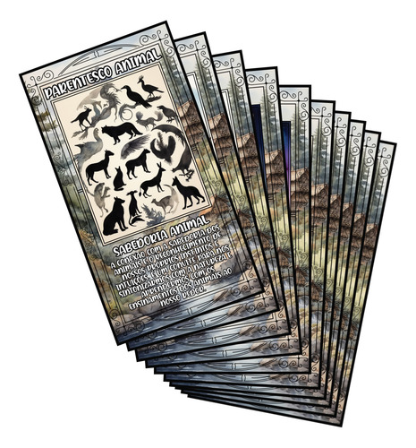 Jardim De Éter Com Significados. 44 Cartas Artesanais