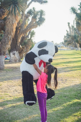 Oso Panda De Peluche Gigante Jumbo 1,40 Cmts + Regalo