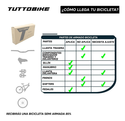 Bicicleta Para Niño Rodada 16 1 Velocidad Monk Bose Cross Color Verde