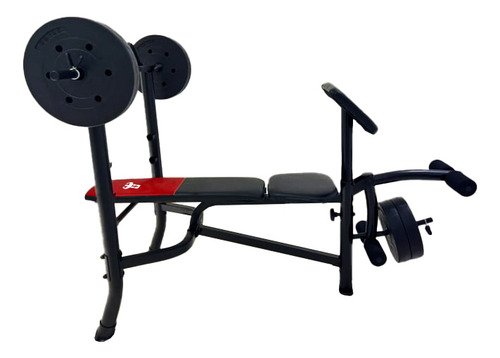 Banco De Pesas Gimnasio Multiposiciones Plegable Ajustable