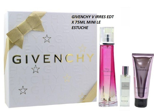 Givenchy V.irresistible Edt X 75ml + Mini +le Estuche