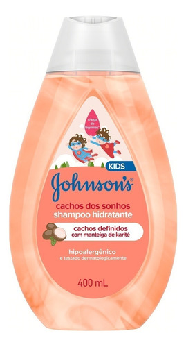 Shampoo Infantil Cachos Dos Sonhos 400ml Johnson's