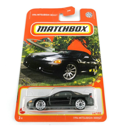 Matchbox # 64/102 - 1994 Mitsubishi 3000 Gt - 1/64 - Hfn99
