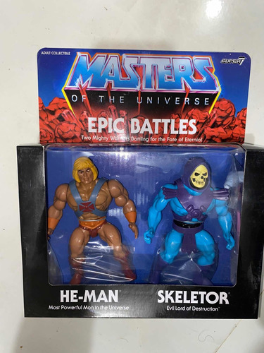 Motu Epic Battles Heman Y Skeletor Super7