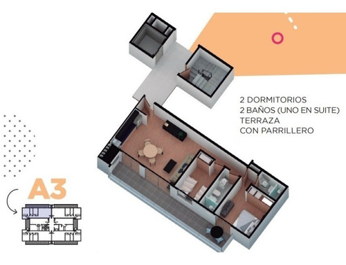 Imagen 6 de 6 de Capri Atlántida - Apartamentos De 2 Dormitorios