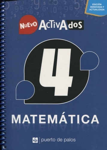 Matemática 4 Nuevo Activados - Puerto De Palos