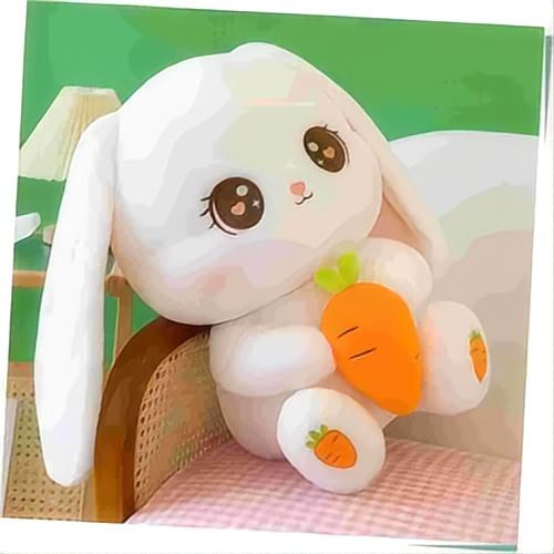 Peluche Conejo Con Zanahoria Grande Tierno Kawai Jumbo 50cm