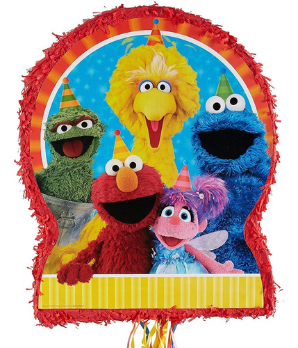 Ya Otta Pinata Pull String Sesame Street Pinata, Actividades