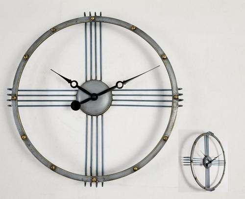 Reloj Decorativo  Pared En Metal 30cm De Diámetro