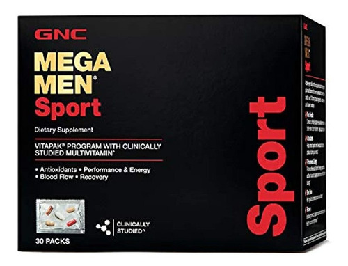 Programa Gnc Mega Men Sport Vitapak, 1