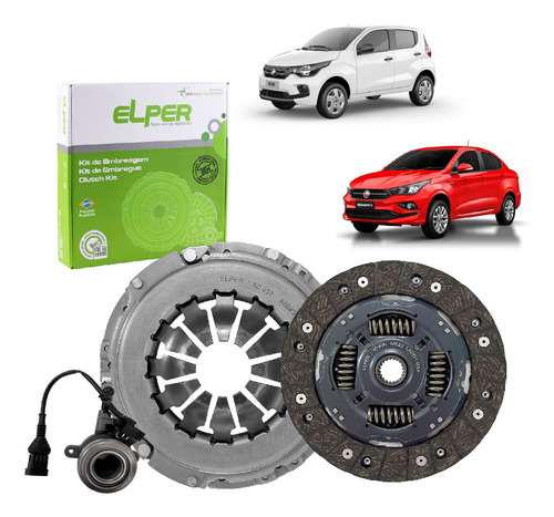 Kit Embreagem Fiat Argo Cronos Doblo Mobi Uno 1.3 Gsr