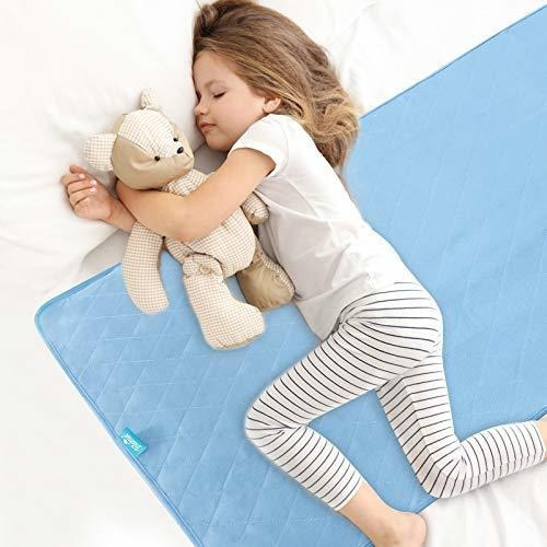 Cubre Camas Springspirit Impermeable De Color Azul