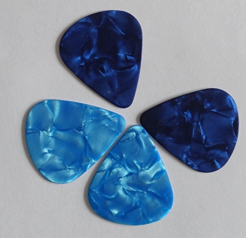 10 Palhetas Violão Guitarra Celuloide Violao - 0.75mm