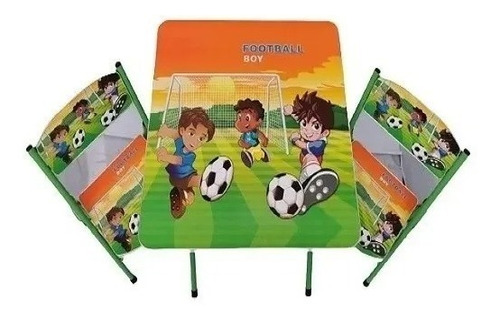 Mesa Escritorio Y 2 Silla Infantil Armable Para Niños