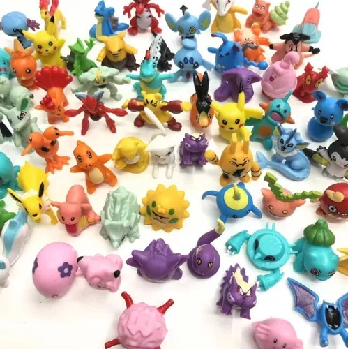 Pokémon Kit 48 Miniaturas Sem Repetições - Brinquedo Coleção