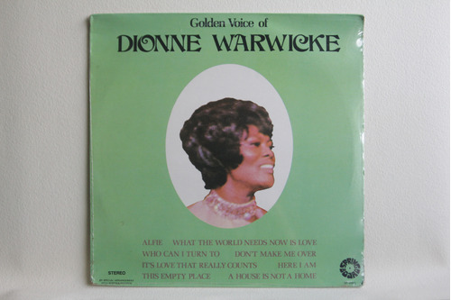 Dionne Warwicke Golden Voice Of Lp Canada 1972 Nuevo!