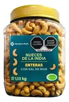 Comprar Nueces De La India Entera Con Sal De Mar 1.13kg Members Mark