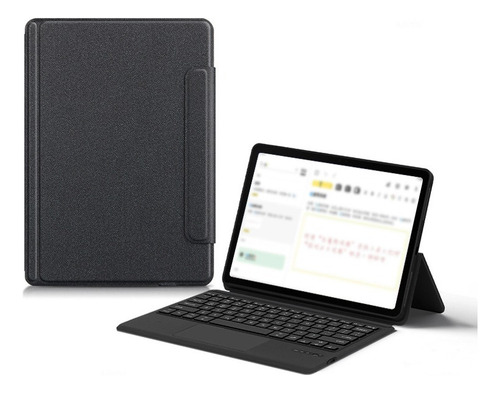 B Funda Tipo Libro Con Teclado Para Samsung Tab S9+ /s9 Fe+