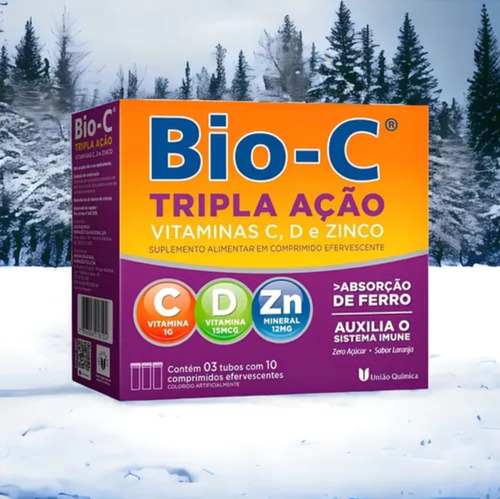 Kit 2 Bio-c Tripla Ação Efervescente C/30 Comprimidos