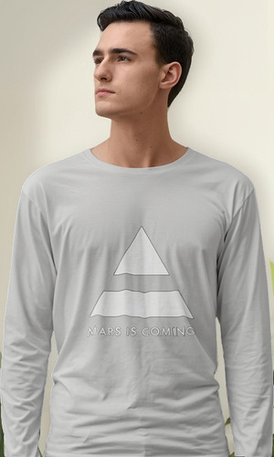 Polera Larga 30 Seconds To Mars Logo Algodon Estampado