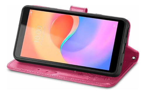 Funda For Zte Blade A31 Plus Funda De Cuero Flip Cover