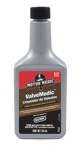 Liq Descarbonizador De Punterías 354 Mililitros Motor Medic