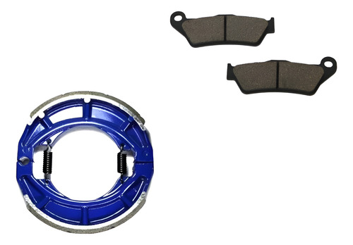 Balatas Delanteras Y Traseras Ns125 Bajaj Genericas