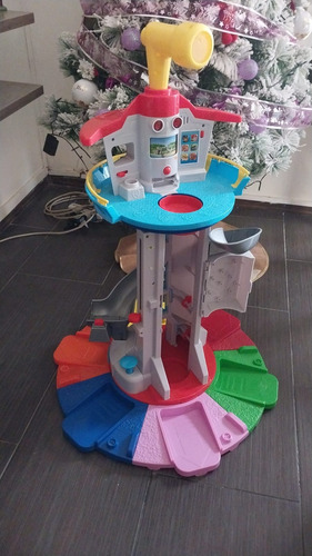 Torre De Control Paw Patrol Con Vehículos Y Personajes 