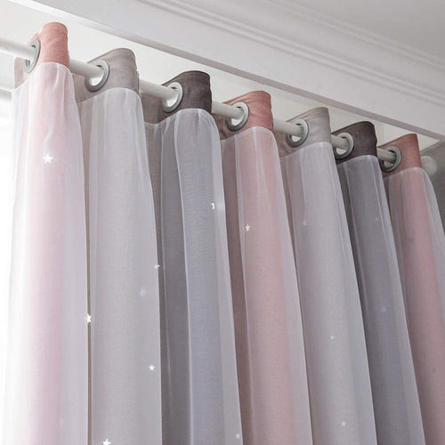 Y 2piezas Cortinas Blackout Para Niños 132x214cm Con